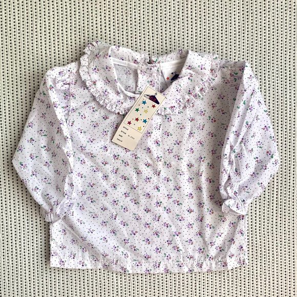 Vintage Vibes Floral Prairie Blouse | 24m - Picture 1 of 5